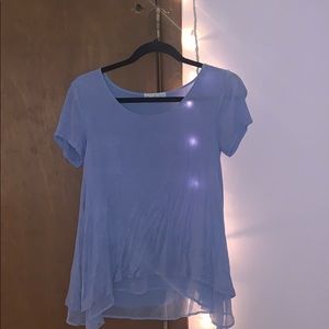 Cloud chasers purple flowy top